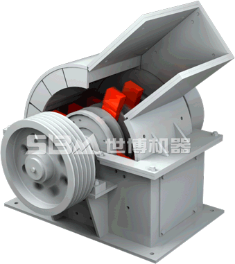 錘頭式破碎機(jī)的破碎原理動圖