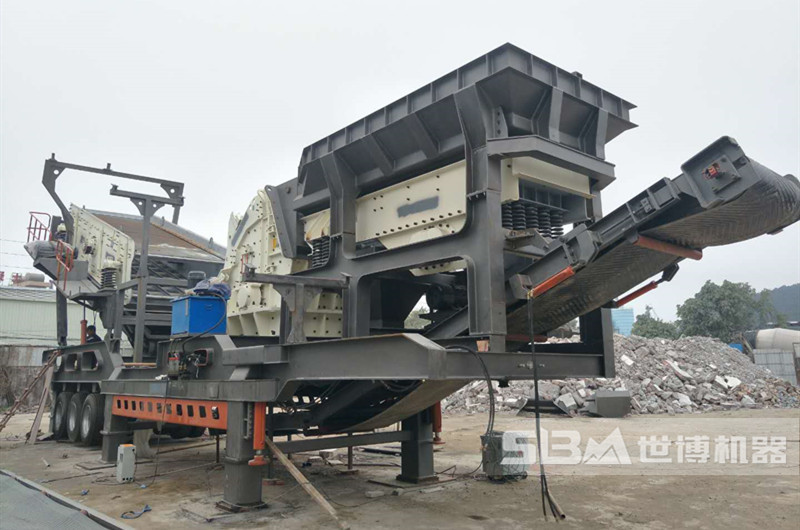 建筑垃圾多機(jī)組合破碎機(jī)，反擊破移動(dòng)破碎機(jī)