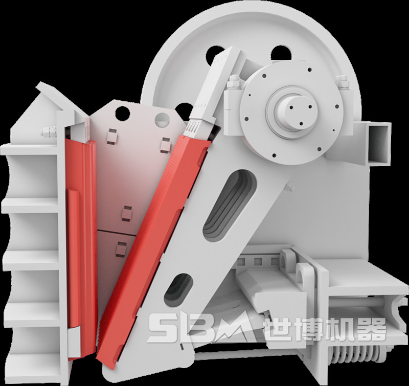顎破結(jié)構(gòu)圖，直觀看46破碎機(jī)如何調(diào)粗細(xì)