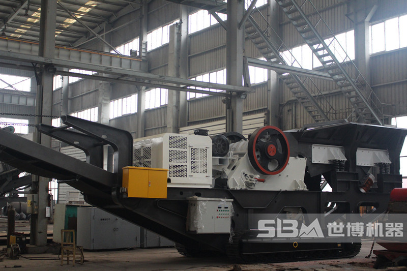 柴油履帶式石頭破碎機，主機配置顎破