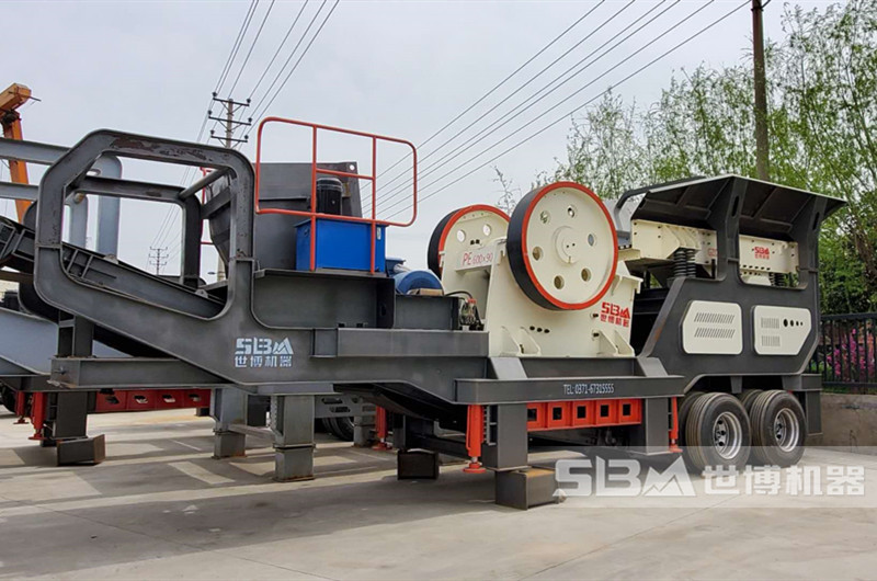 顎破移動(dòng)破碎站，移動(dòng)石子破碎機(jī)