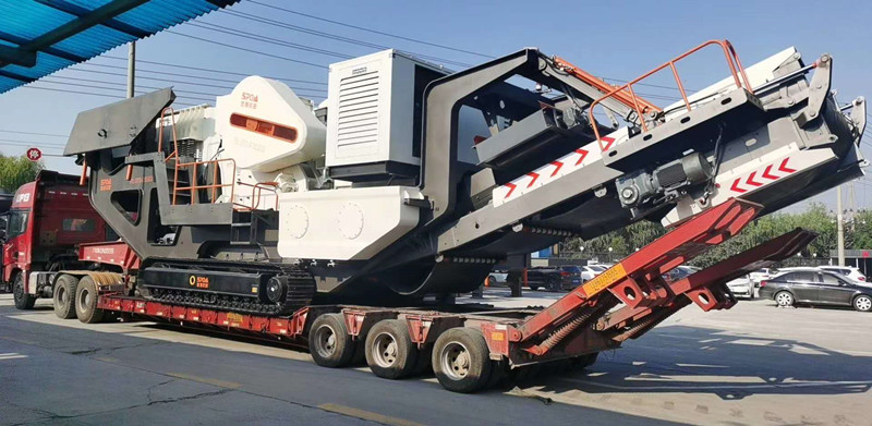 世博履帶式破碎機(jī)發(fā)貨圖