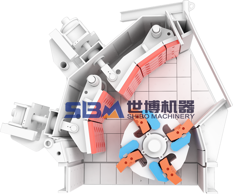 液壓反擊式破碎機結構圖