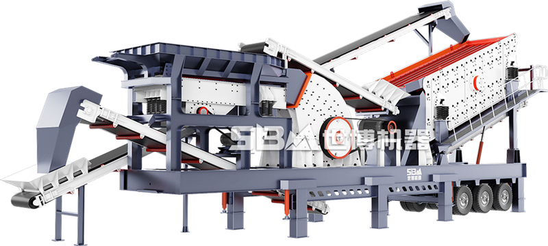移動重錘式破碎機，適合脆性物料的移動破碎篩分設備