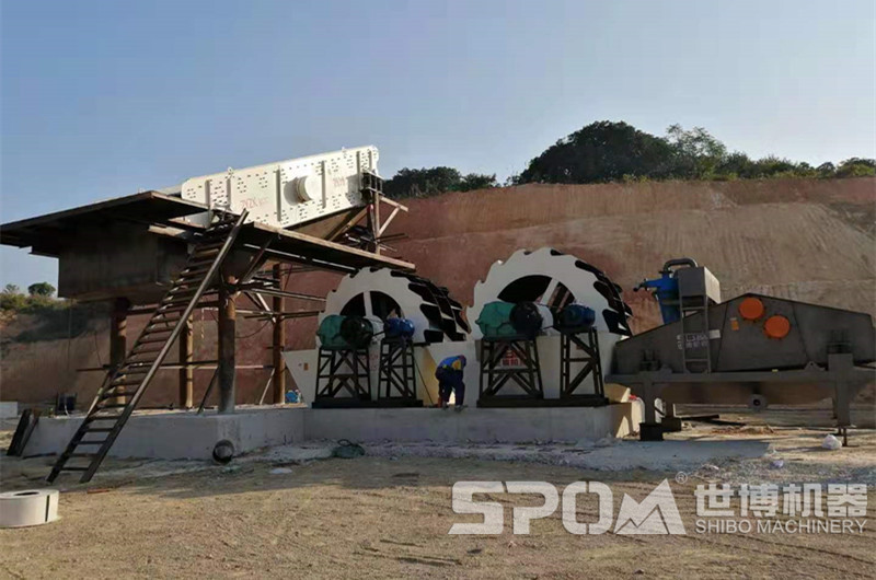 振動篩、洗砂機、細砂回收機一套洗砂設備