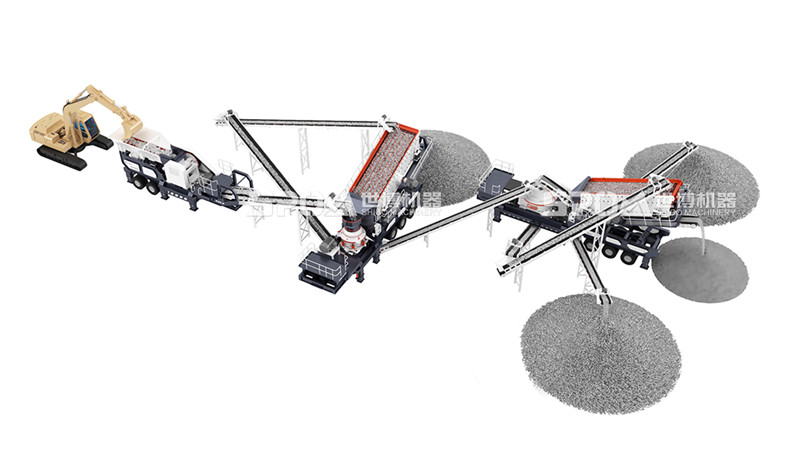 移動(dòng)石頭破碎機(jī)成套設(shè)備