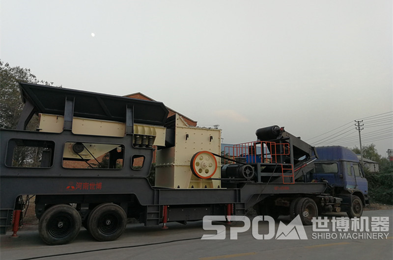 移動方箱式破碎機，簡易移動破碎機