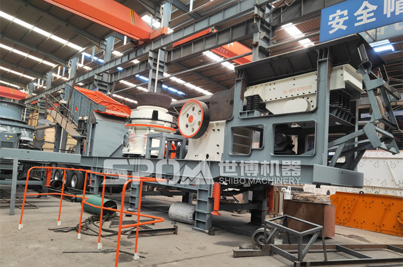 多機組合式移動設(shè)備，加工大理石廢料可用