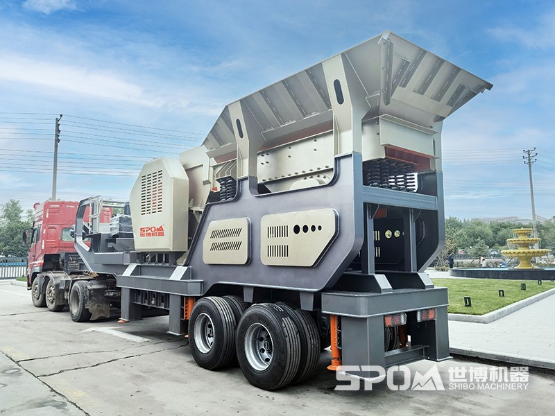 輪胎式可移動(dòng)型砂石破碎機(jī)