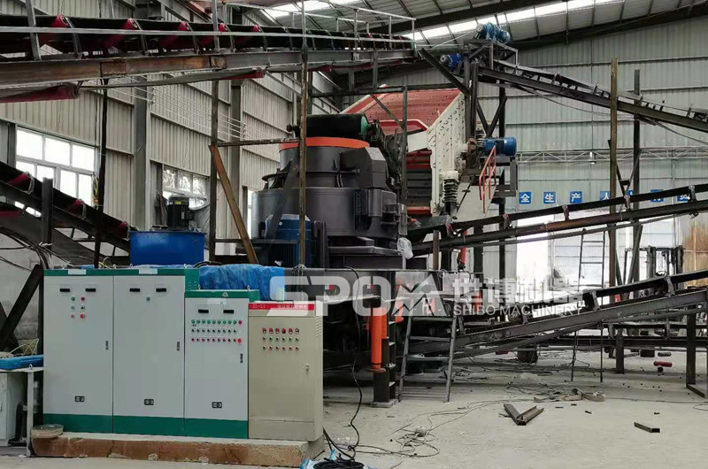 移動(dòng)制砂設(shè)備室內(nèi)生產(chǎn)，環(huán)保防塵