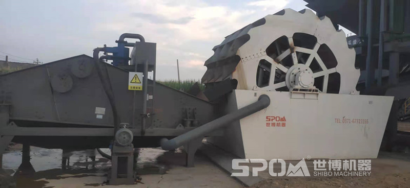 細(xì)砂回收機(jī)，一般搭配洗砂機(jī)使用